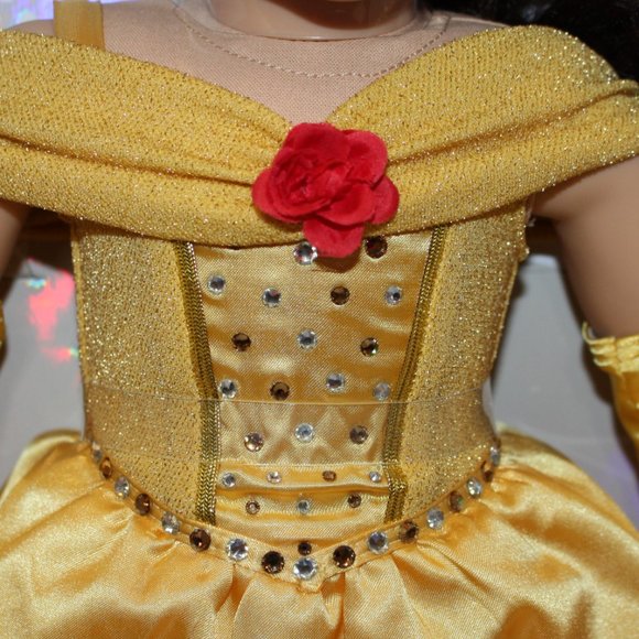 American Girl Belle Limited Edition Disney Princess Collector Doll New in Box - Picture 3 of 9